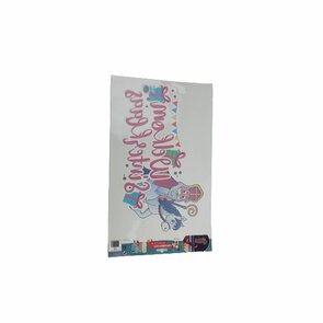 Sinterklaas Raamsticker met tekst ''Welkom Sinterklaas'' - Multicolor - 1 grote stickers - Sticker papier - Cadeau Stickers - kado Tags - Pieten - pakjesavond 