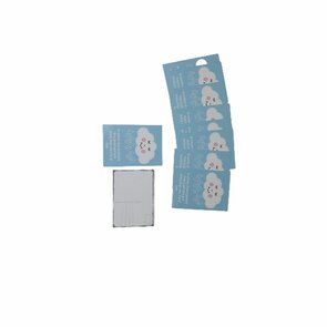 Postkaart met ''Little One'' - Baby blauw / Wit - Karton / Papier - 10 x 15 cm - Set van 10 - Ansichtkaart - Kaart - post 