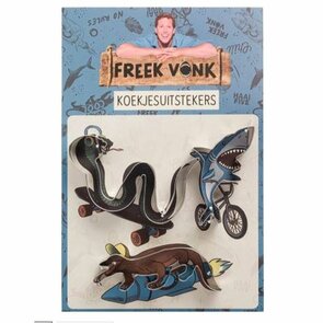 Koekjes Uitstekers - Freek Vonk - Koekvormpjes - Koekjes - Bakken - Uitsteekvormpjes - Uitsteekvormen - Koekjessnijders