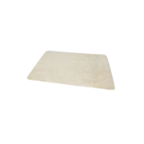 Badmat SINDY - Wit - Polyester - 50 x 70 cm - Badkamer - badkamer - kleed - badkamerkleed - kleden - mat