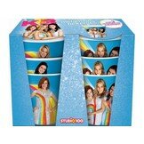 K3 Melamine bekerset - Multicolor - 3 verschillende ontwerpen - 6 stuks