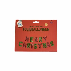 Folieballonnen ''Merry Christmas" - 37 cm - Ballon - Kerstversiering - Kerst - Kerstmis - Helium - Kerstdecoratie - lucht - Helium 