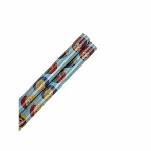 Cadeaupapier Inpakpapier - Disney Princess - Lichtblauw / Multicolor - 200 x 70 cm - Set van 2 