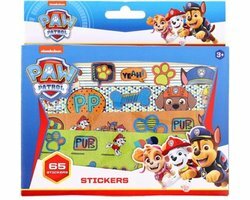 Paw Patrol sticker set - Blauw / Multicolor - Papier - 65 Stickers 