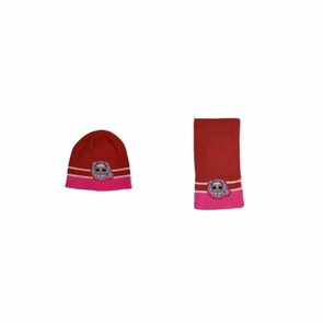 Muts En Sjaal - LOL Surprise - Rood / Roze - Winter - Kinderen - Mutsen - Winter Set 