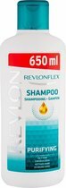 Revlon FLEX KERATIN shampoo oily hair - 650 ml - Keratine - Diepe Reiniging & Verzorging voor Vet Haar 
