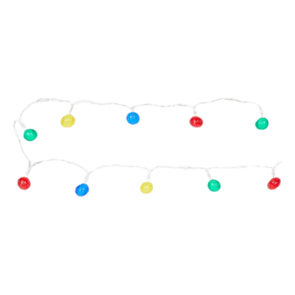 Party LED lichtsnoer - 1 Meter - 10 LEDS - Feestlichtsnoer - Geel / Rood / Groen / Blauw - Verlichting - Versiering