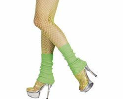 Beenwarmers CLAUDIA - Neon groen - 100% acryl - One size - 1 paar - Leg warmer