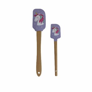 Eenhoorn spatel - Bruin - Hout - 30 cm - Unicorn
