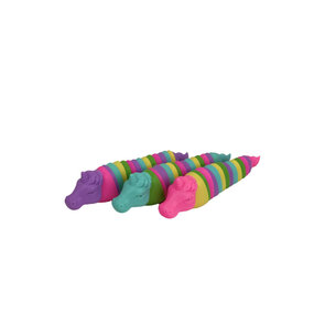 Sluggely flexibele fidget eenhoorn - Multicolor - Assorti - kunststof - 22 cm