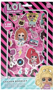 LOL Surprise stickervel circa 250 sticker - Roze / Multicolor - Karton / Papier 