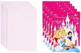  Uitnodiging Kaarten / Uitnodigingskaarten Princess Party - Roze / Multicolor
