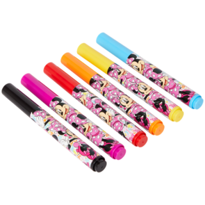 Uitwasbare stiften - Minnie Mouse - 6 Stiften - Tekenen - Kleuren - Kinderen - Knutselen - Cadeau 