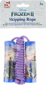 Springtouw Disney Princessen Elsa \ Anna - Paars / Blauw - Kunststof - 2 m - Meisje - Cadeau - Touw 