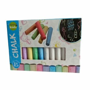 Mini krijtjes - Multicolor - Set van 24 - Tekenen - Kleuren - Krijt - Buitenspelen