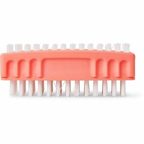 Nagelborstel - Wit / Roze - Kunststof - l 8 cm