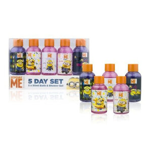 Minions - 5 Days Geschenkset - Shower Gel - 5 x 50 ml - Cadeau - Verjaardag 
