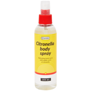 Bodyspray Citronella  -  Verfrissende Subtiele Citronellageur - 200 ml - Anti Muggen Spray 