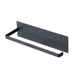 Wand Opplakbare Keukenrolhouder/ Multifunctioneel - Zwart - Metaal - 23.2 x 6.1 cm - Industrieel - Wonen - Keuken