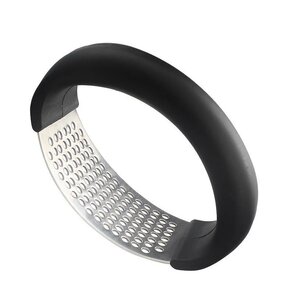 Knoflookpers - Knoflookmaler - Zwart/Zilver - Pers - Vaatwasser Bestendig - Keukengerei
