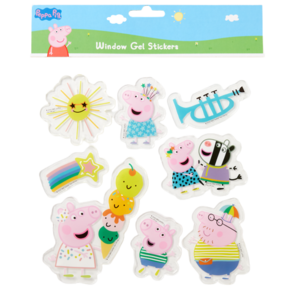 Raamsticker Peppa Pig 30 x 20 Vinyl - Gel Window Stickers 