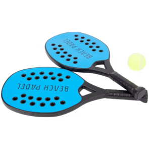 Strandpadel set - Beach Padel -Set van 2 rackets - Incl. handige meeneemtas - Assorti ( Groen/Blauw/Oranje) - Outdoor Indoor spel