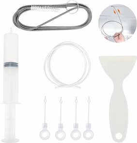 Koelkast - Schoonmaak gereedschap set - 5-delige - Transparant - Refrigerator cleaner set