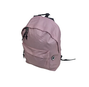 Rugzak met audio gat - Roze uni print - Backpack - Schooltas - Schoolrugzak