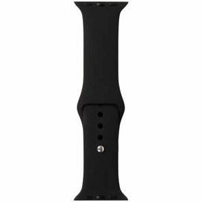 Apple Watch Band - Zwart - silicone - S / M - 130 / 180 mm - Geschikt voor Apple Watch 42 / 44 / 45 mm