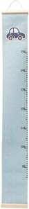 Kinder Meetlat Auto - Blauw - Hout / Stof - 103 x 145 x 2 cm