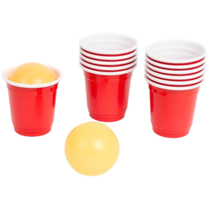 Mini Bierpong Spel - Multicolor - Kunststof - 14 Delig - Beer pong