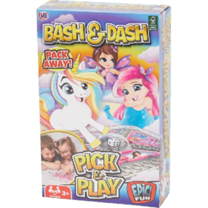 Bash and Dash Familie Reisspel - Roze / Multicolor - Kunststof - 2 spelers