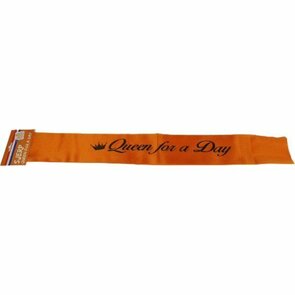 Koningsdag sjerp - Oranje / Goud - One size - Queen for a day EK / WK - WKSjerp - EKsjerp 2026
