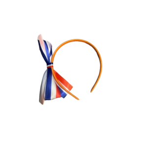 Ek/Wk Diadeem Met Nl Vlag Strikje - Multicolor - Nederland - Holland - EK / WK - Voor Meisje