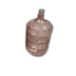 Vaas ROSALINDA Maat S -  30 x 48 cm - Smoked Pink Glass - Glas