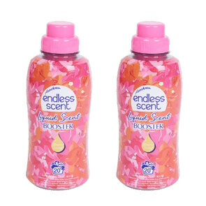Wasparfum - Set van 2 flessen - Blossom Senses - langdurige frisse geur - 40 wasbeurten - 400 ml per fles