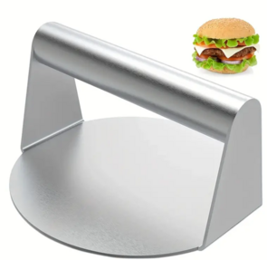 Smash Burger Press - 12 cm - Hamburgerpers - RVS - Handmatige Hamburger perser - Handheld Hamburger press - Burger Press 