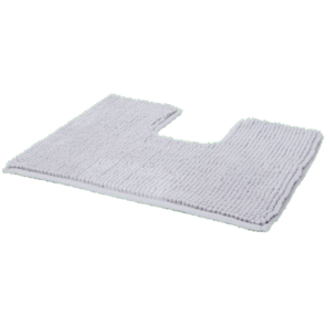 Hoogwaardige Wc / Toiletmat REECE - Grijs - Luxe Polyester - 50 X 40 cm - Antislip 