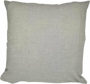 Kussenhoes JUNE - Groengrijs - Polyester / Linnen / Viscose - 45 x 45 cm