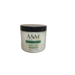 A&M Beauty & Care - Advocado boter - 200 gram - 100 % puur en biologisch - Advocadoboter - Advocadobutter 