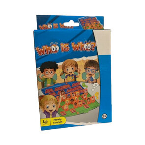 Wie ben ik? Familie Reis Spel - Oranje / Blauw / Groen - Kunststof - 3+ - Who is Who 