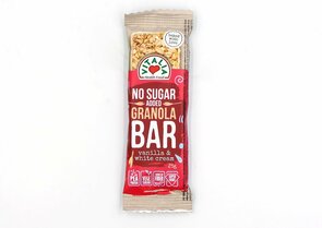 Granola Bar Vanille & White Cream repen - Hoog in Proteine / Hoog in Vezels -  High Fibre - Vegan - Sportvoeding - Suikerarm - Granolabar - Healthy Snack / Gezond tussendoortje - Set van 6  repen (6 x 23 gram)  