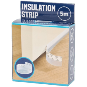 Zelfklevende Tochtstrip - Silicone - 5 Meter - Transparant 