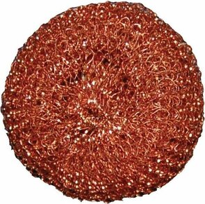 Metalen Pannen Schuursponsen Koper - Set van 4 - Stevige Schuurspons / Pannenspons / Staalspons - Ook voor hardnekkig vuil