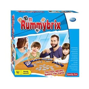 Rummy - Cijfer - Familiespel - Reisspel - 2 tot 4 spelers 