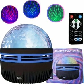 Led STAR Galaxy projector – Projector – Sterren projector – Nachtlampje  – Sterrenhemel projector – Sfeerlicht – Noorderlicht projector –  verschillende kleuren – Sterrenhemel