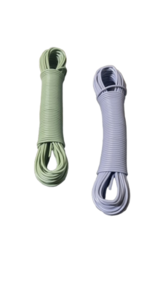 Waslijndraad - Groen of Paars - Kunststof - 20 Meter - Waslijn - Wassen - Drooglijn - Touw - Lijn - Waslijn - Was ophangen - Assorti