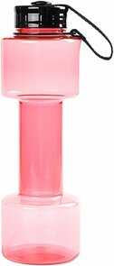 Dumbell Waterfles / Bidon LIFTHYDRATE - Roze - Ø 8 x 21 cm - 700 ml