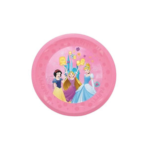 Feestborden Disney Princess - Roze - Set van 4 -  Party - Herbruikbaar - Vanaf 3 Jaar