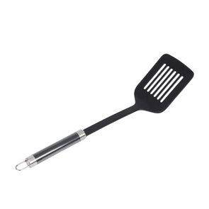 Spatel Finley - Zwart / Grijs - Keukengerei - Silicone Spatel - Hittebestendig - Bakspatel - Flexibele Spatel - Keukenhulpmiddel